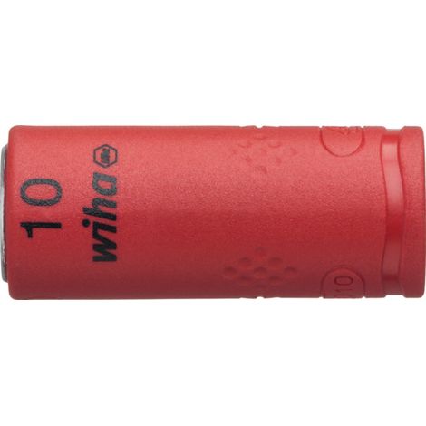 Wiha Douille pour clé à douille isolée Six pans mâle 1/4" 10.0 mm (43095)