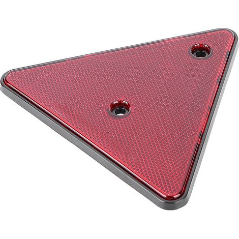Triangles de sécurité réfléchissants rouges adaptés aux camping-cars, camions, remorques et montants de porte. (1/5)