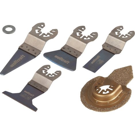 JEU DE LAMES DE SCIE MULTI-OUTILS 5 PIÈCES - 3962000 (1/2)