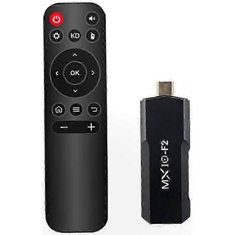 Boîtier TV Android compatible 4K, processeur quadricœur, Bluetooth et fonctions de jeu (1/3)