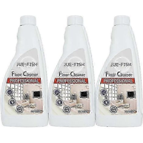 Lot de 3 pulvérisateurs nettoyants pour joints de carrelage, nettoyant ultime pour sols et joints, nettoyant multifonctionnel et éclaircissant (1/4)