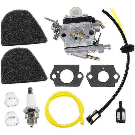Carburateur pour débroussailleuse Husqvarna 545008097 129C 129L 129R 129LDX 129RJ 329L, filtre à air, kit de conduite de carburant, bougie d'allumage.