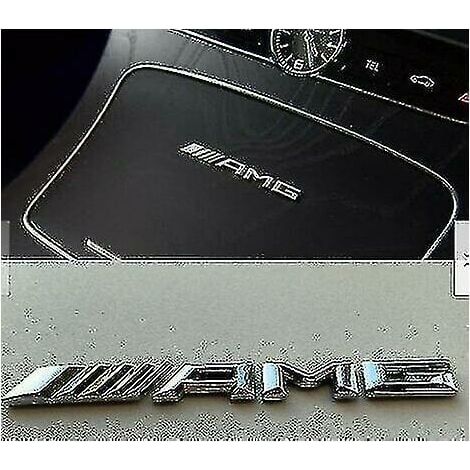 Interior Small Amg Mercedes Badge Cockpit Centre Dashboard Console A B C E S (1/2)