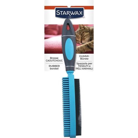 STARWAX Brosse caoutchouc STARWAX Pour textile