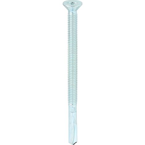 TIMCO Self-Drilling Wing-Tip Steel to Timber Heavy Section Silver Screws  - 5.5 x 85 (1/3)