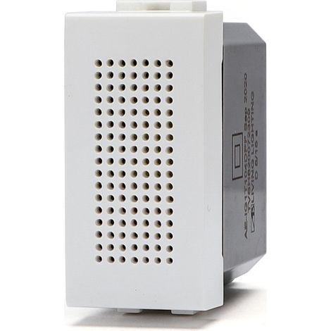 Ronzatore elettrico 230V per campanello bianco compatibile anche con BTicino Livinglight