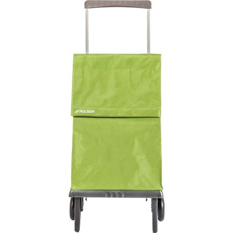 Poussette de marché 2 roues sac pliable Plegamatic MF uni vert pomme - ROLSER