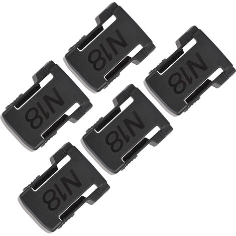 5-teiliger, robuster ABS-Batteriehalter, Standard-Batteriehalter schwarz für 48 11 1815, 48 11 1850, 48 11 1820, robuste Lithium-Batteriehalterung (1/5)