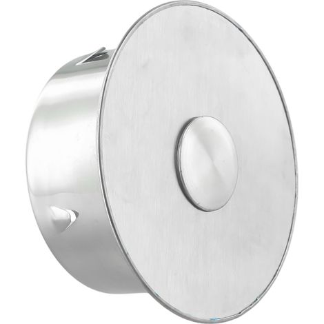 Tapa para chimenea - para tubos de estufa - resistente a la corrosión y duradera - con hebilla ajustable - se adapta a tubos de 110 mm (1/5)