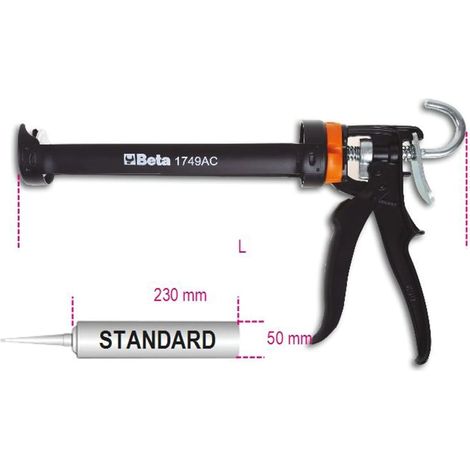 BETA Pistolet haute poussée pour scellants chimiques- 1749AC - 017490005 (1/2)