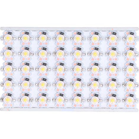 Ampoule LED haute luminosité, plaquette aluminium pour éclairage 1W 12V, lampe cabinet lumière chaude, économie d'énergie