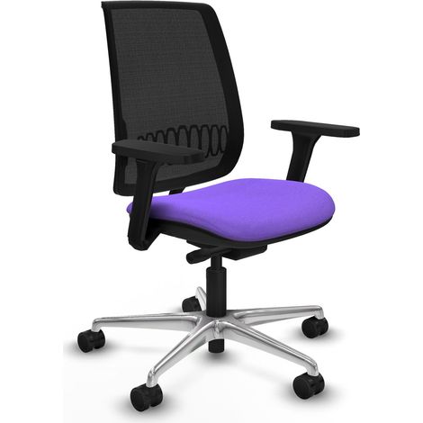 Silla de oficina piqueras y crespo Alares negro espuma alta densidad (1/2)