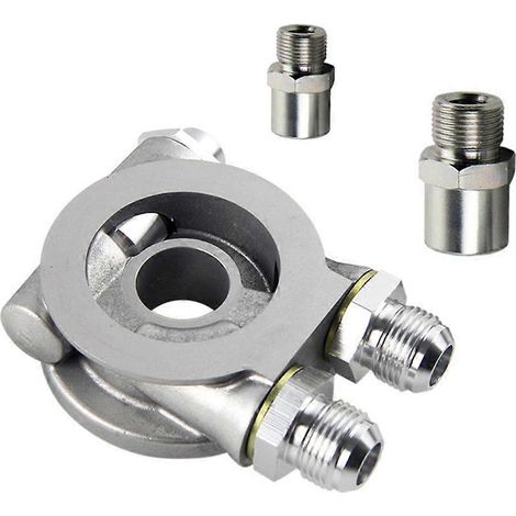 AN8 AN10 Aluminium-Autoteile: Sandwichfilteradapter für Ölkühler, Turbothermostatadapter und A1-Öldrucksensor (1/5)