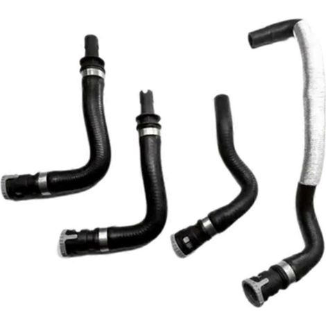 Ensemble de 4 tuyaux d'arrivée et de sortie d'eau pour chauffe-eau, compatibles avec S40 V50 C70 (2004-2010) - Références : 30636951, 30636952, 30636954, 30636987 (1/4)