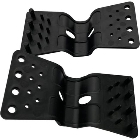 Packung mit 50 Clips für Schattierungsnetze, Befestigungsclips, windbeständige Befestigungsclips, Befestigungselemente für Außennetze, Haken für Zaungewebe