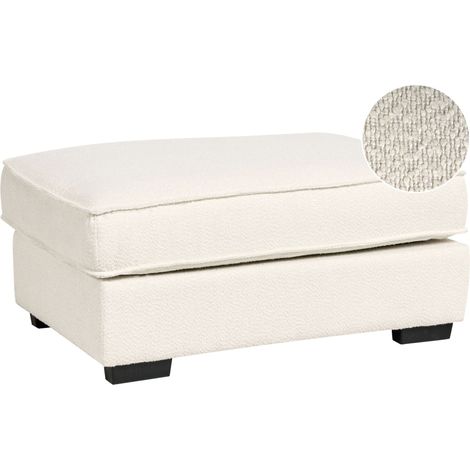 Ottomane KOLDING Bouclé Hellbeige (1/5)