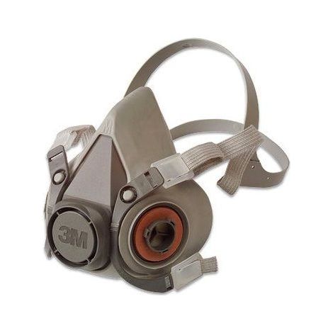 Private Label-Masque de protection demi-masque 3M 6000 – Taille Medium – Norme EN 140 – Hypoallergénique – Pour espaces confinés