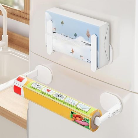 Magnetischer Papierhandtuchhalter für Kühlschränke, Papierhandtuchhalter für Wohnmobile, Aufbewahrungsmöglichkeiten für Kühlschränke, Küchen und Wohnungen (1/5)