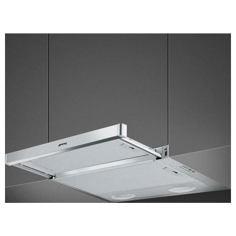 Smeg Cappa a Scomparsa KSET61E2 Aspirante Colore Argento (1/2)