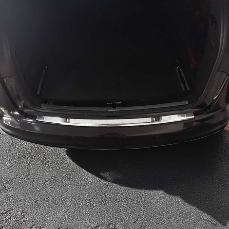 OMAC Ladekantenschutz Stoßstangenschutz für Audi A6 C5 Avant / Allroad 1997-2005 – Edelstahl Chrom (1/5)