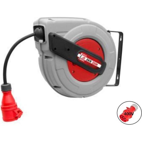 Holzmann Maschinen EKR20M400V Avvolgicavo 20 m Nero (1/3)