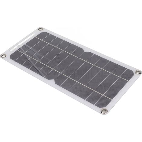 Panneau solaire 6W 5V en silicium monocristallin durable et semi-flexible, chargeur solaire portable pour voiture, bateau et téléphone. (1/5)
