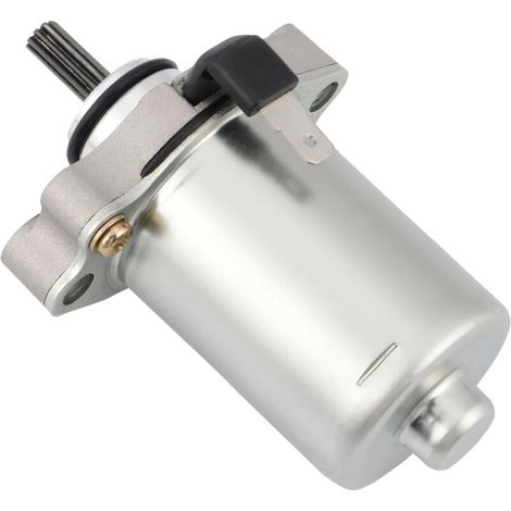 Ensemble démarreur Aprilia SR50 AG50 avec pignon à 10 dents, compatible avec les démarreurs de qualité d'origine pour scooters 50cc. (1/5)