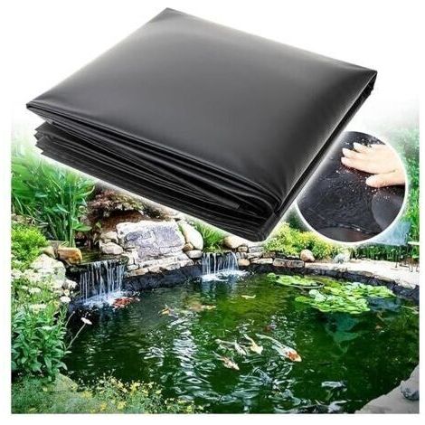 NALOOKAMIC Liner de bassin pour bassin poissons, piscine, membrane renforce 3 m x 2 m 20S(0.20mm),membrane de piscine