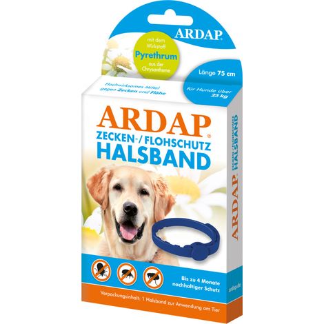 ARDAP Zecken- und Flohhalsband für Hunde über 25 kg 75 cm (1/4)