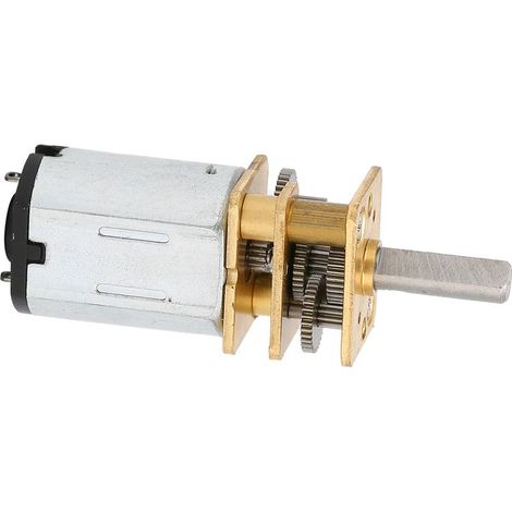 Moteur à engrenages réducteur 12FN20 DC6V 200 tr/min, mini moteur CC en acier inoxydable (1/5)