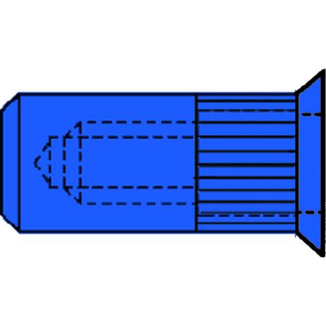 GESIPA CAP-Blindnietmuttern Stahl Senkkopf M 6 x 9 x 23-GES1432383 (1/2)