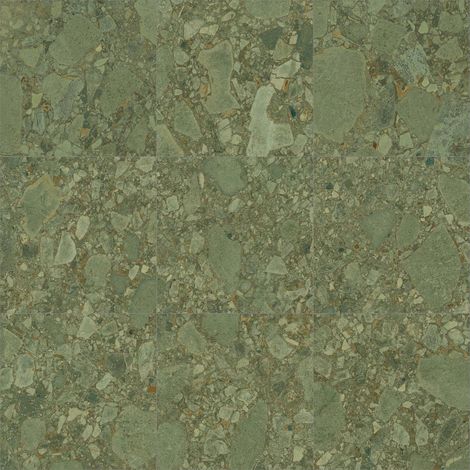 Aelle - Carrelage sol / mur effet terrazzo vert 60x60 cm GREEN GIADA - Vendu par boîte de 1.41 m² (1/2)