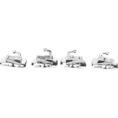 Deux paquets par lot. Tubes buccaux orthodontiques dentaires disponibles uniquement sur eBay Asie du Sud-Est. Fil droit pour les premières molaires de Roth.