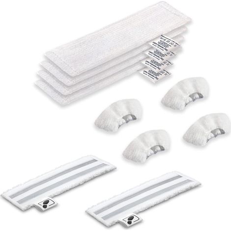 CSPARKV Accesorios Juego de paños para limpiadores a vapor Kärcher Easyfix SC2 SC3 SC4 SC5 Gorros de microfibra Limpiadores a vapor