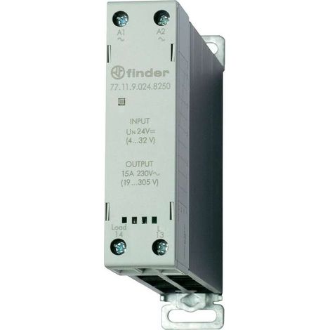 Finder Relè a semiconduttore 77.11.9.024.8250 15 A Tens.comm.max: 305 V/AC Commutazione zero crossing 1 pz.