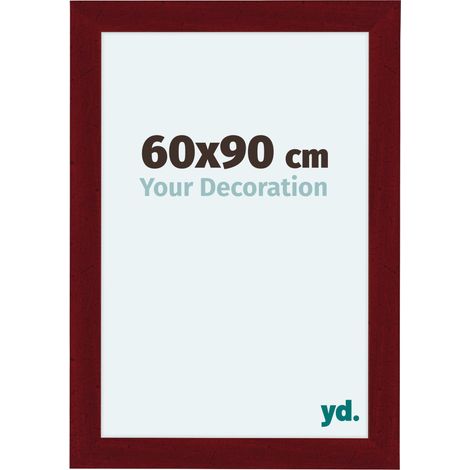 yd. - Cadre photo 60x90 - Vin Rouge Patine - MDF - Como (1/5)