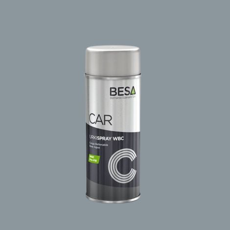 Bombe de peinture bi composant Gris Argent RAL 7001 Mat