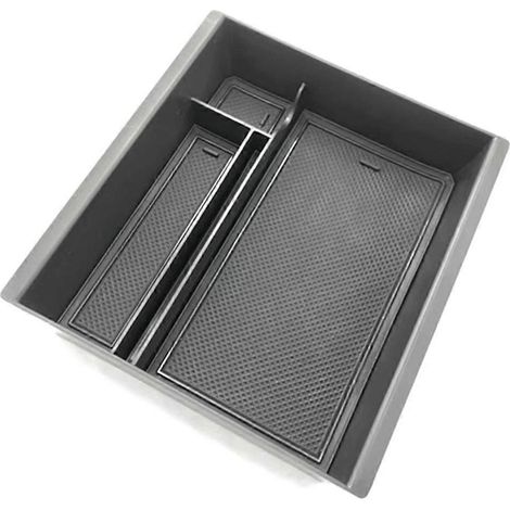Organisateur de console centrale pour Tesla Model 3 Highland 2024 : boîte de rangement avec technologie de glissement fluide (1/4)