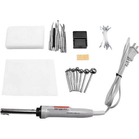 Machine à fleurs en tissu électrique, ensemble d'outils pour la fabrication de fleurs en tissu, outil de repassage de feuilles florales DIY (1/5)