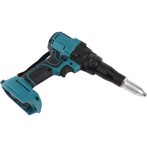 Riveteuse sans fil moteur sans balais compatible batterie 18V, pince à riveter automatique, LED, couple élevé pour rivets aluminium 1/8 à 3/16 pouce, construction métallerie, outil nu (1/5)