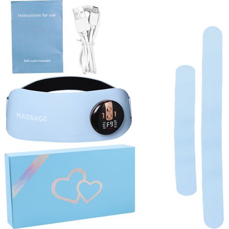 (Blue Sky) Appareil de massage vibrant et chauffant pour l'abdomen et l'utérus, instrument de fitness intelligent et écologique (1/5)