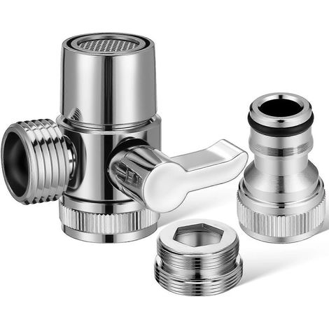 Verteiler für Wasserhähne, Verteiler für die Wasserleitung der Waschmaschine, Schlauchverbinder für Spülbecken (1/5)