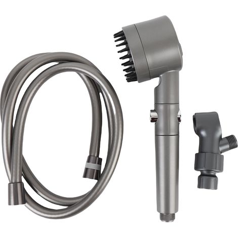 Pommeau douche filtrant main modes pulvérisation réglables – Plastique chromé mode haute pression gris, salle de bain (1/5)
