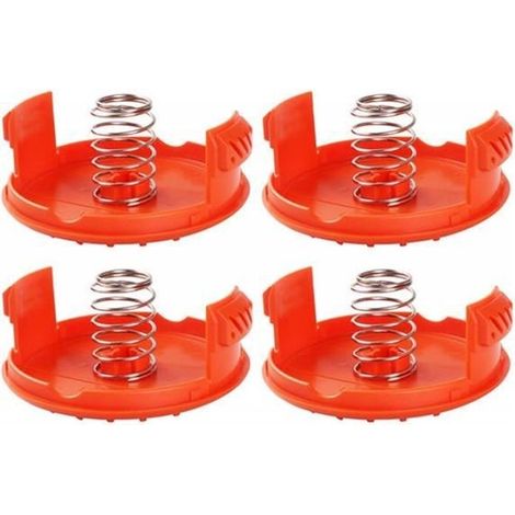Zubehör – BLACK + DECKER – RC-100-P – 4 Spulenkappen – 4 Federn – Schnurschutz