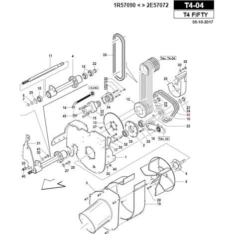 TURBO4 CINCUENTA ORIGINAL GIANNI FERRARI 00.17.01.1190 correa trapezoidal