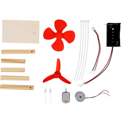Générateur de vent DIY, Kit d'alimentation Unique, jouet éducatif pour enfants, 1.5V (1/5)