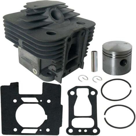 Gruppo cilindro adatto per tosaerba e irroratrice Mitsubishi TUE43, TLE43, CG430, con diametro del cilindro di 40 mm.