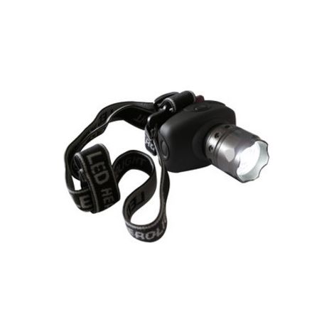 Lampada frontale ricaricabile a 3W LED con ZOOM