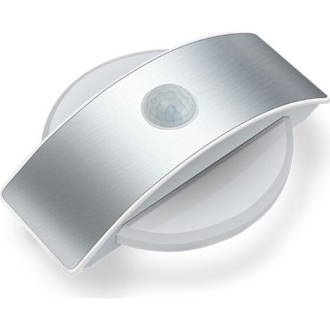 LED Intelligent Contrôle De La Lumière Humaine Capteur Veilleuse USB Rechargeable Applique Murale Couloir Veilleuse (ronde, rechargeable, blanche (1/5)
