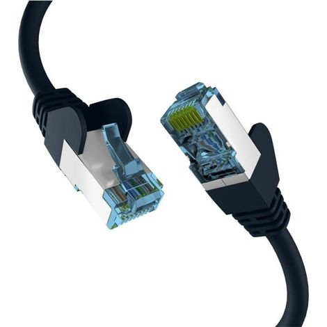 efb-elektronik EC020200160 câble réseau Cat7 noir 30 mètres